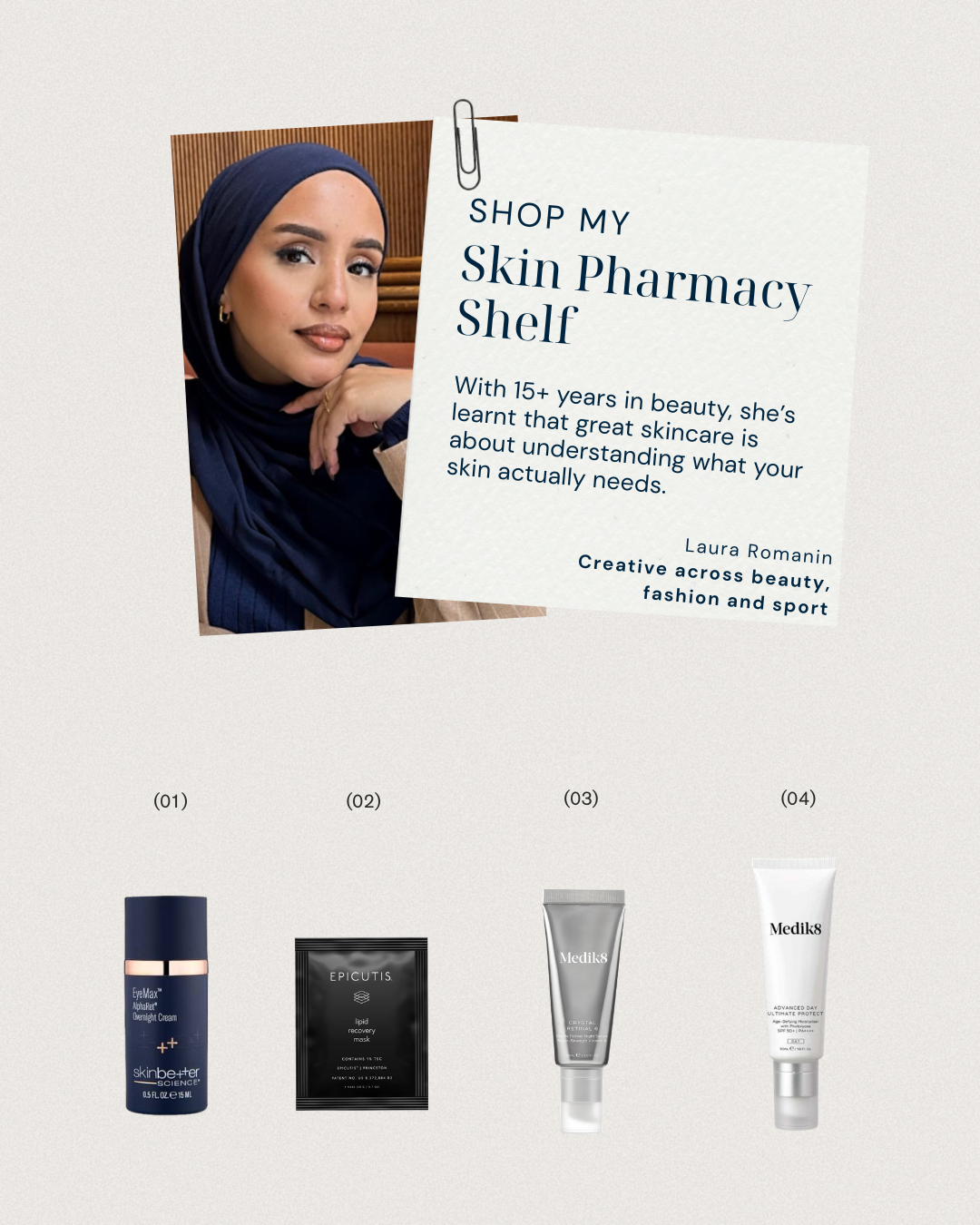 Shop My Skin Pharmacy Shelf - Safiyah Tasneem