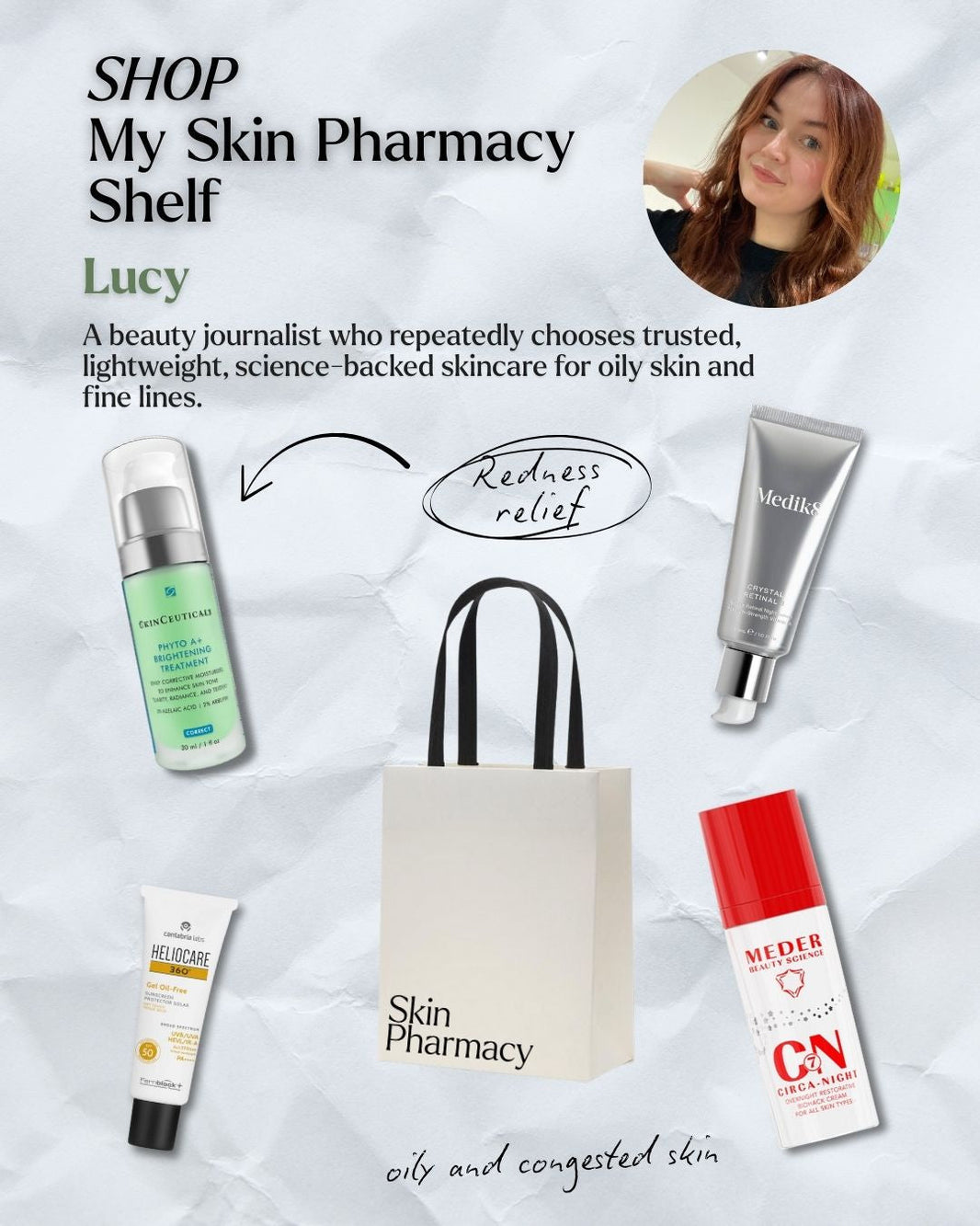 Shop My Skin Pharmacy Shelf - Lucy Abbersteen