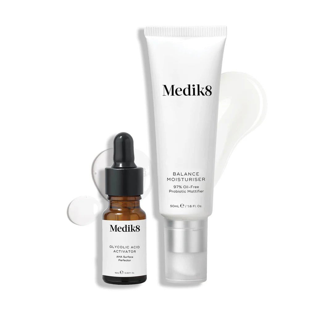 Medik8 | Balance Moisturiser and Glycolic Acid Activator (50ml)