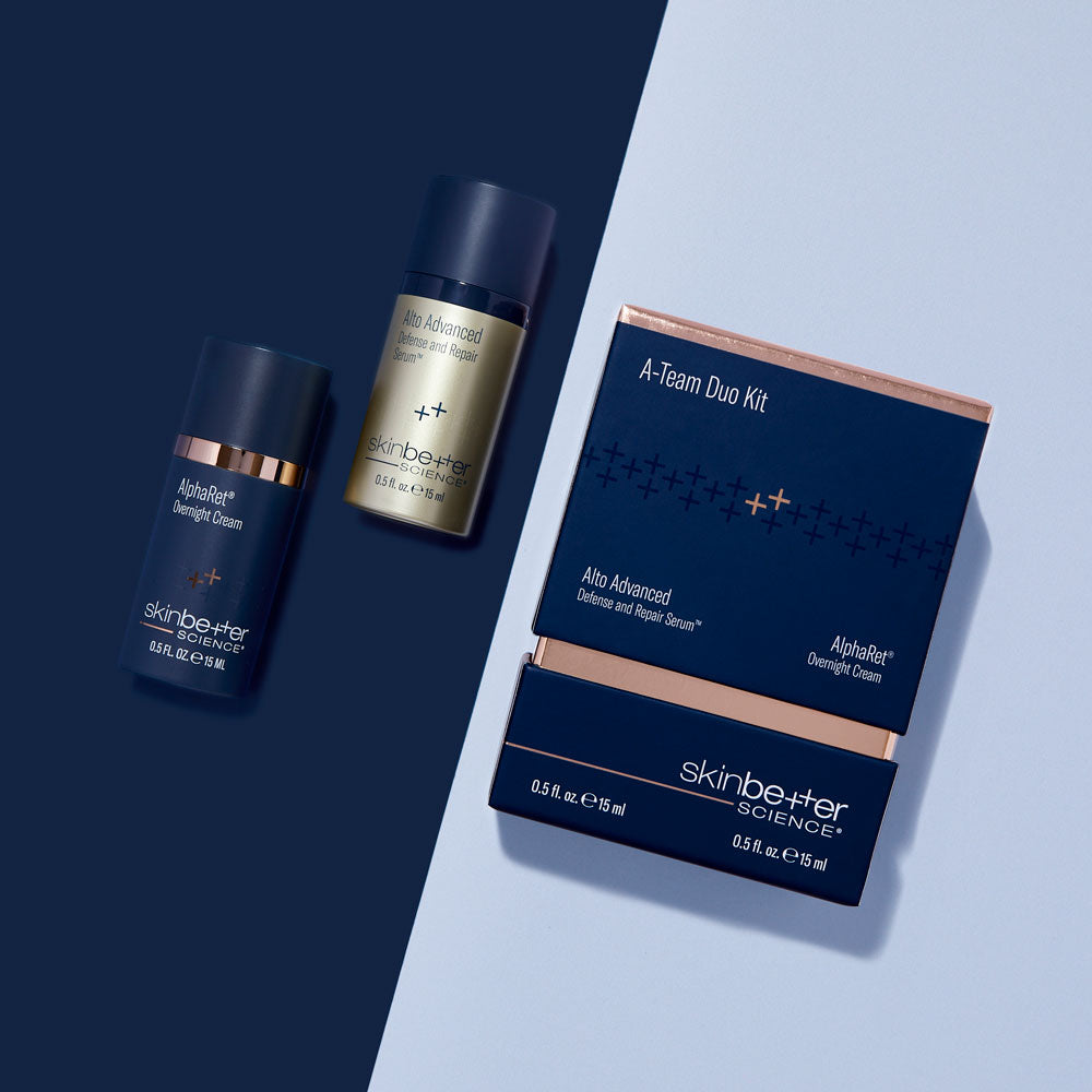 Skinbetter Science | A Team Duo Kit (Alto Advanced Defense and Repair Serum + AlphaRet Overnight Cream)