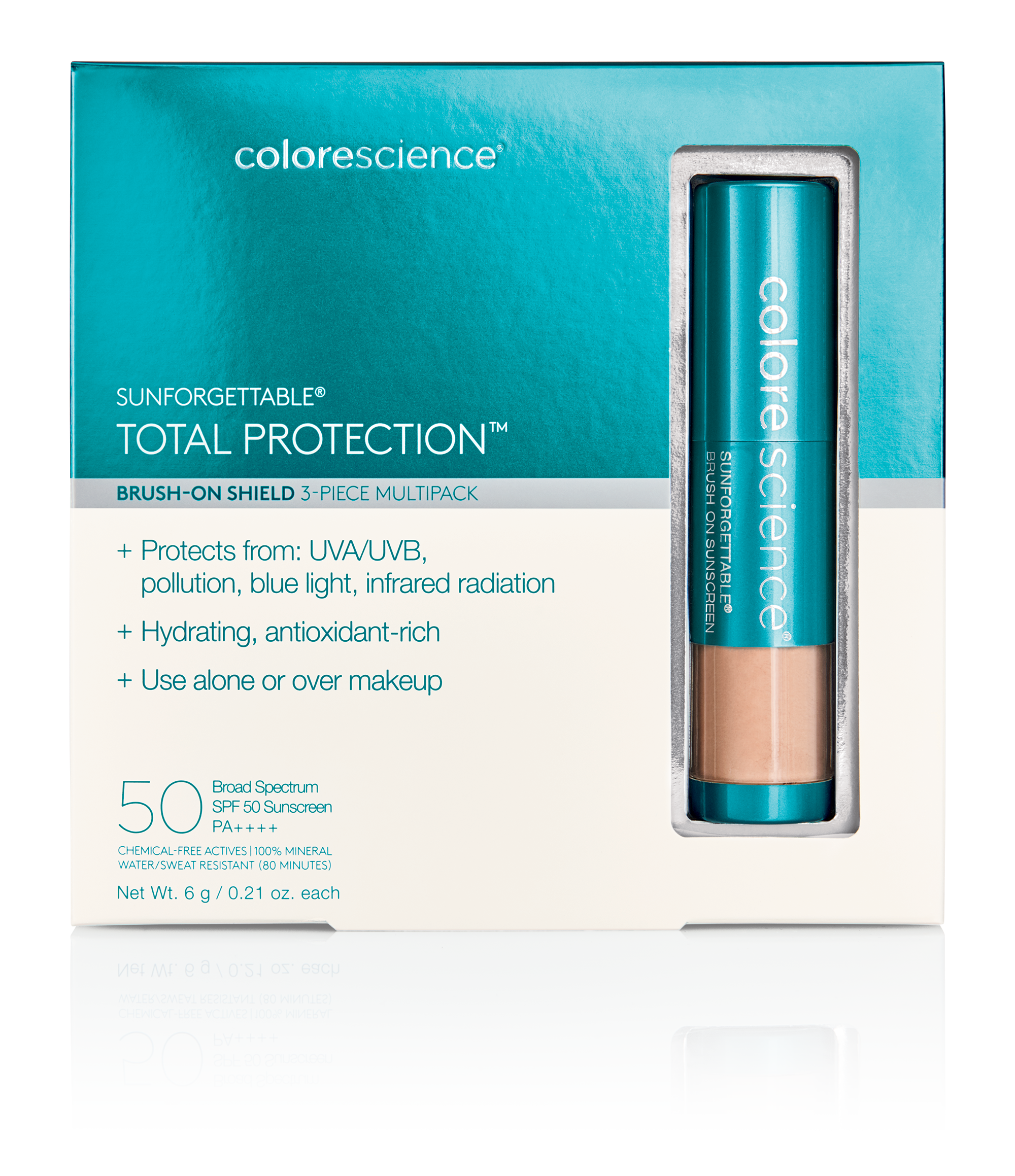 Colorescience | Sunforgettable Total Protection Brush-On Shield SPF 50 Multipack