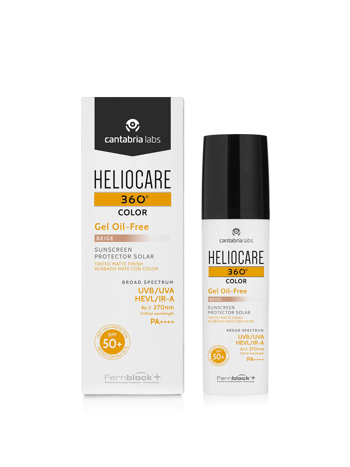 Heliocare 360° | Beige Color Oil-Free Gel (50ml)