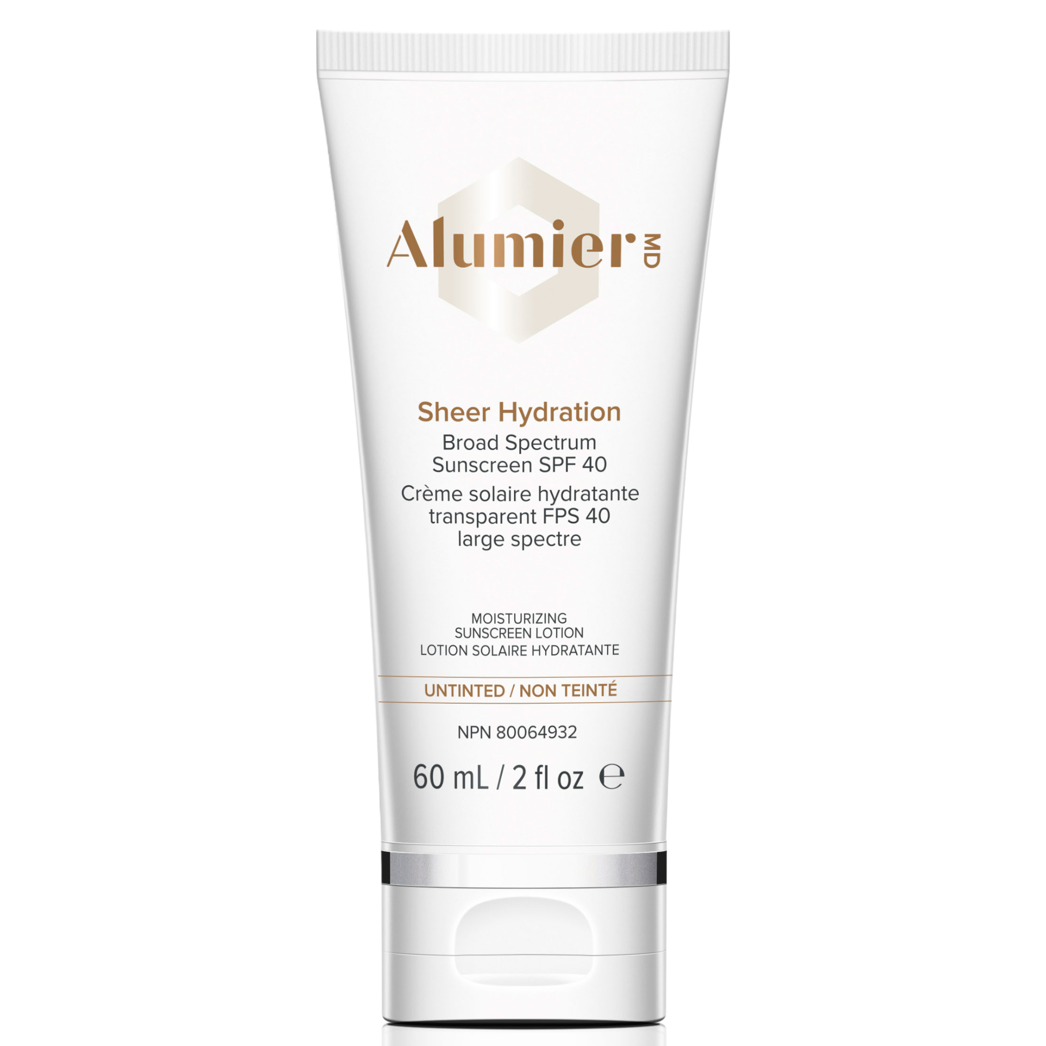 Alumier MD | Sheer Hydration Broad Spectrum SPF 40 Untinted (60ml)