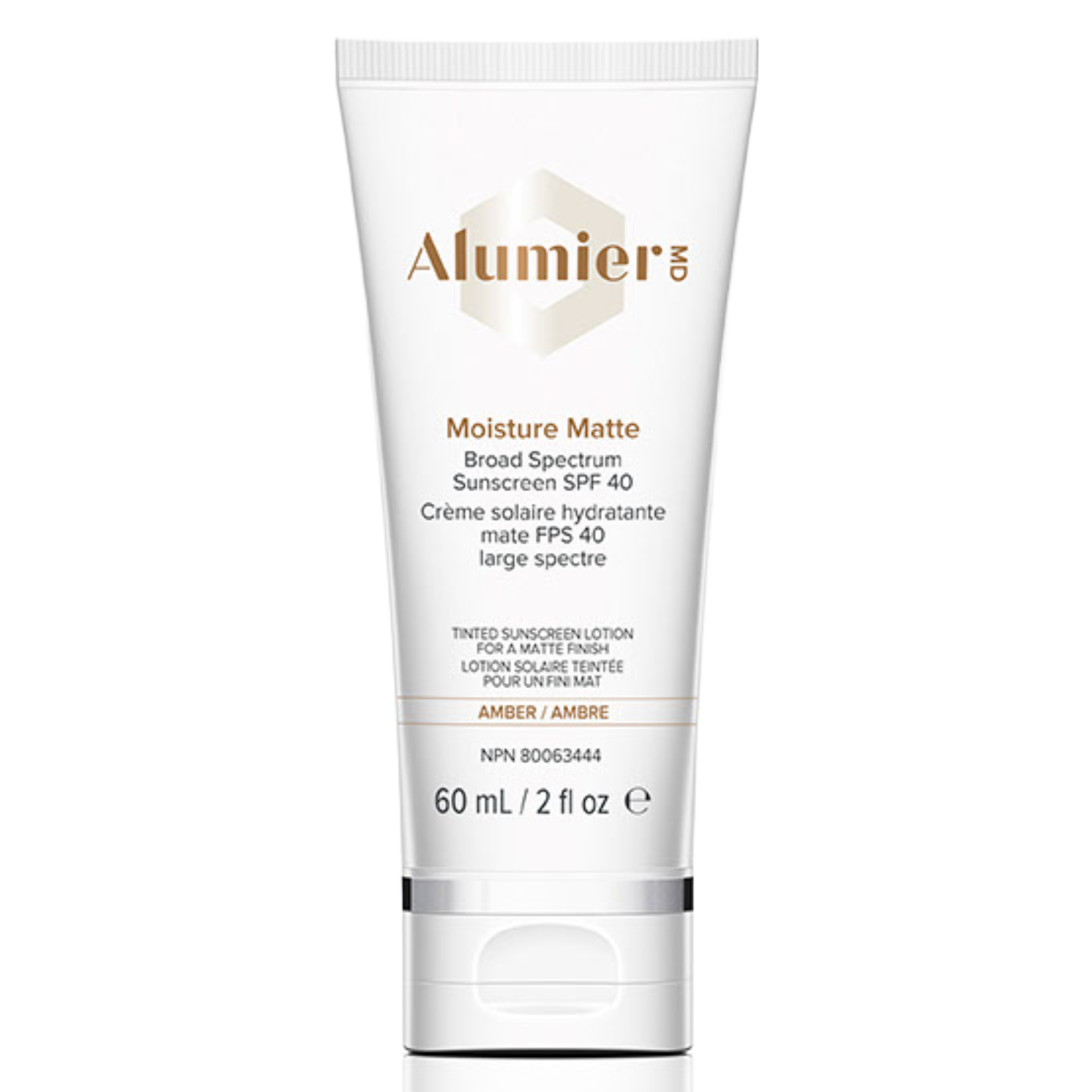 Alumier MD | Moisture Matte Broad Spectrum SPF 40 Amber (60ml)